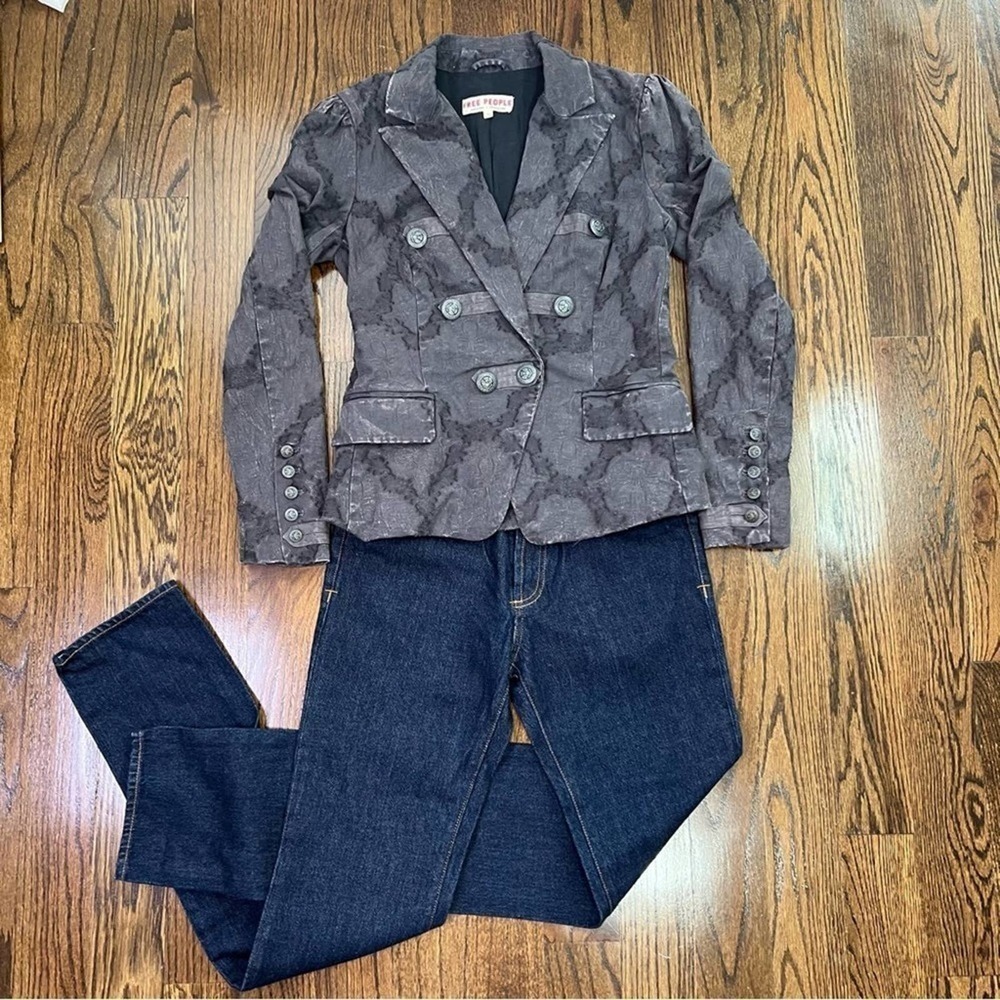 Free People James Blazer Military vintage look. Size: XS - Picture 11 of 13